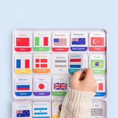 Раннее обучение Образовательные дети Когнитивная магнитная коробка 