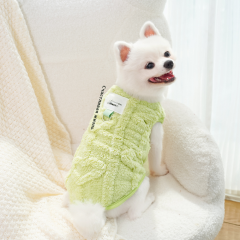狗狗衣服冬季泰迪比熊博美小型犬宠物秋冬加绒牵引绒衣猫咪用品