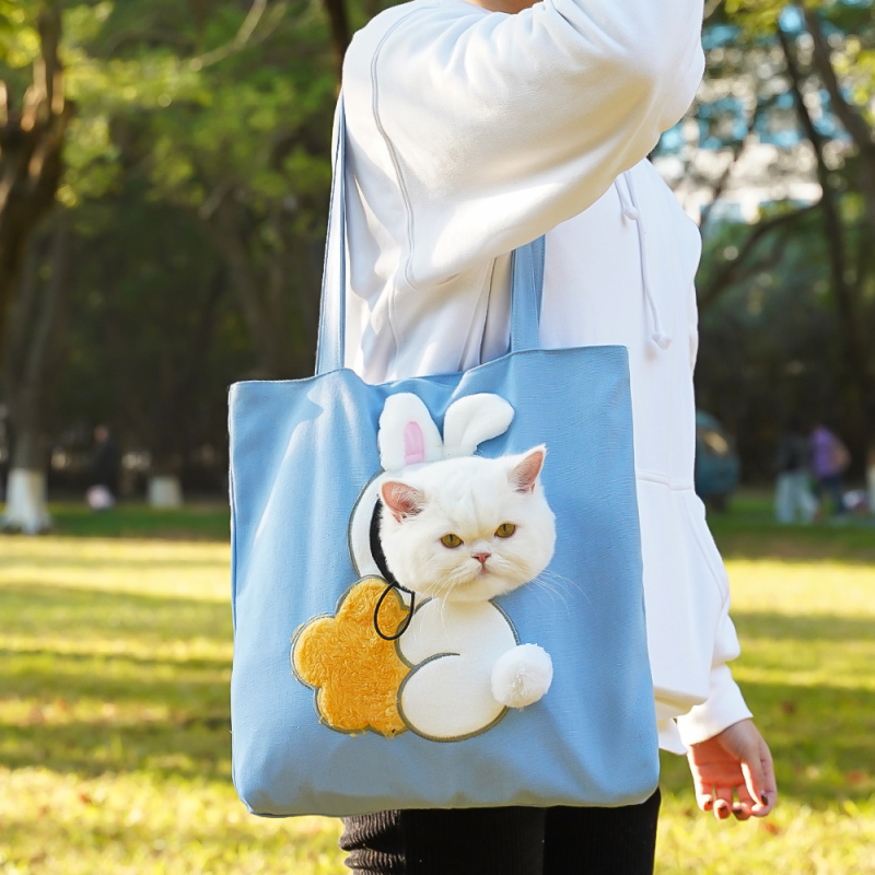 宠物外出包批发猫包斜挎手提猫咪袋子小型犬可露头单肩包用品蜜蜂