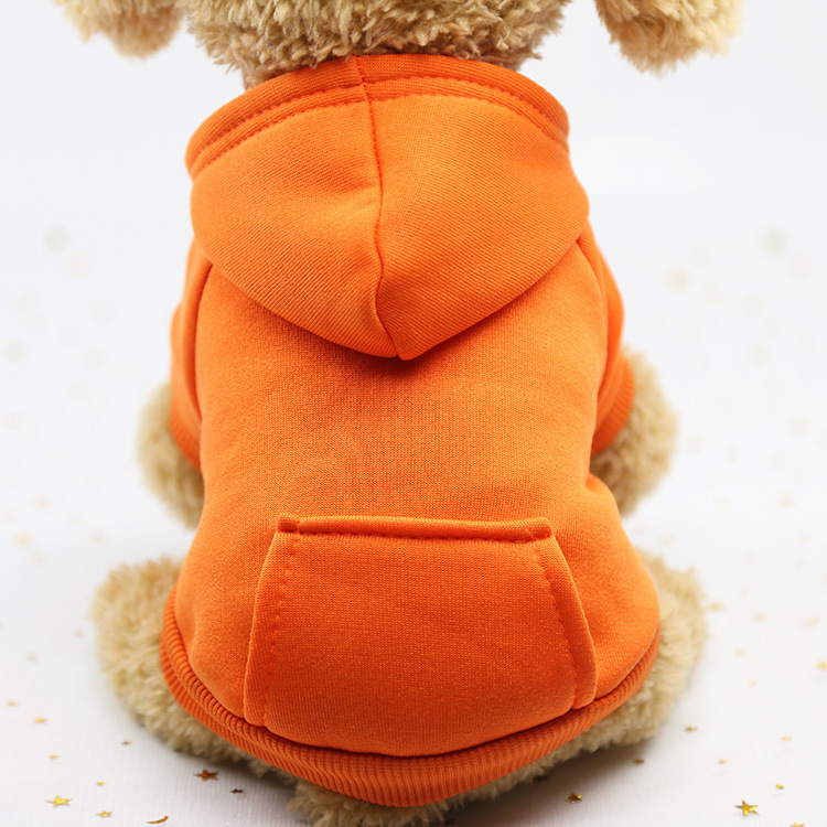秋冬卫衣牛仔口袋两脚衣服运动风宠物衣服狗狗猫咪宠物衣服用品