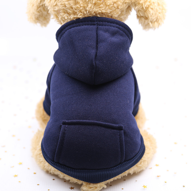 秋冬卫衣牛仔口袋两脚衣服运动风宠物衣服狗狗猫咪宠物衣服用品