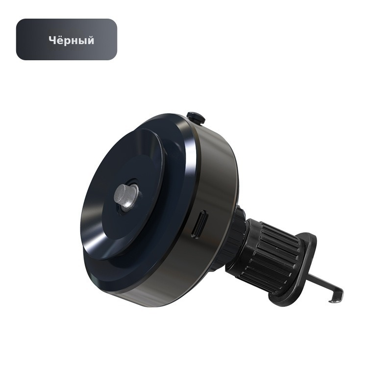 爆款车载手机支架 无线充强劲吸力支架车内真空吸附手机支架批发