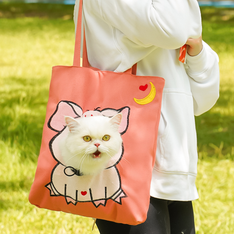 宠物外出包批发猫包斜挎手提猫咪袋子小型犬可露头单肩包用品蜜蜂