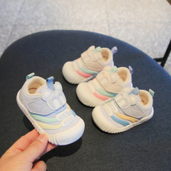 男宝宝学步鞋春季0一1-2岁婴儿鞋子10个月8-9春秋幼儿软底宝宝鞋