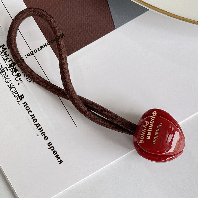 法式郁金香~韩国FRANCE花朵发圈 花苞头丸子头高马尾发绳盘发头绳