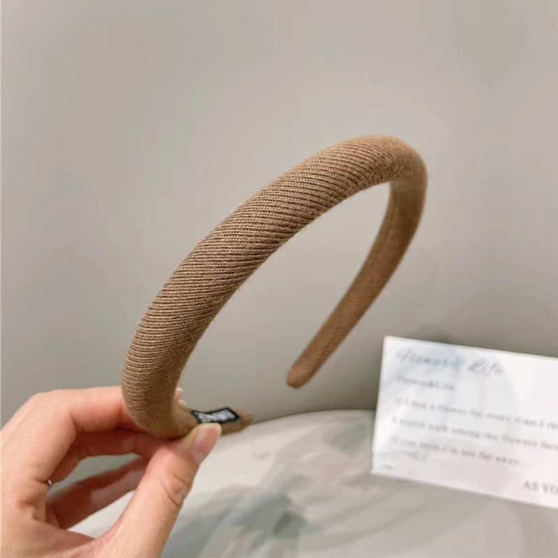 复古格纹发箍女2024新款高颅顶洗脸头箍早秋百搭外出发卡头饰发饰