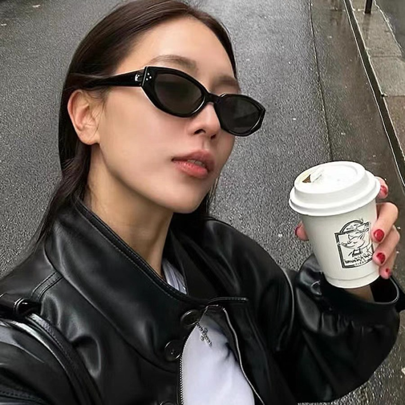 DADA猫眼GM墨镜女高级感显脸小jennie同款太阳镜女士超轻防紫外线