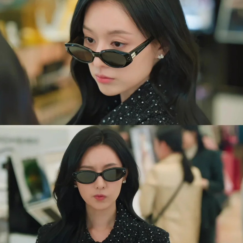 DADA猫眼GM墨镜女高级感显脸小jennie同款太阳镜女士超轻防紫外线