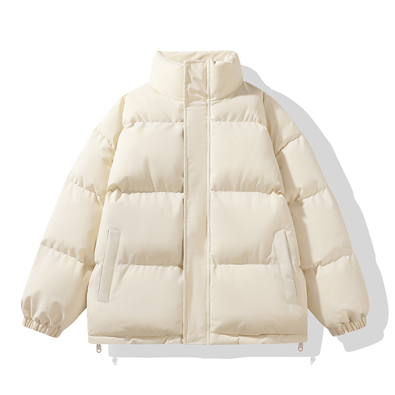 定制棉服男女同款跨境冬季宽松立领棉袄保暖加厚休闲棉衣情侣外套