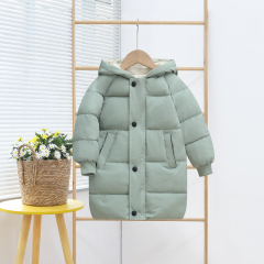 反季外贸儿童羽绒棉服中长款棉袄宝宝童装棉衣男女童冬装外套潮