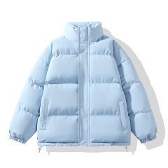 定制棉服男女同款跨境冬季宽松立领棉袄保暖加厚休闲棉衣情侣外套