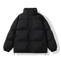 定制棉服男女同款跨境冬季宽松立领棉袄保暖加厚休闲棉衣情侣外套