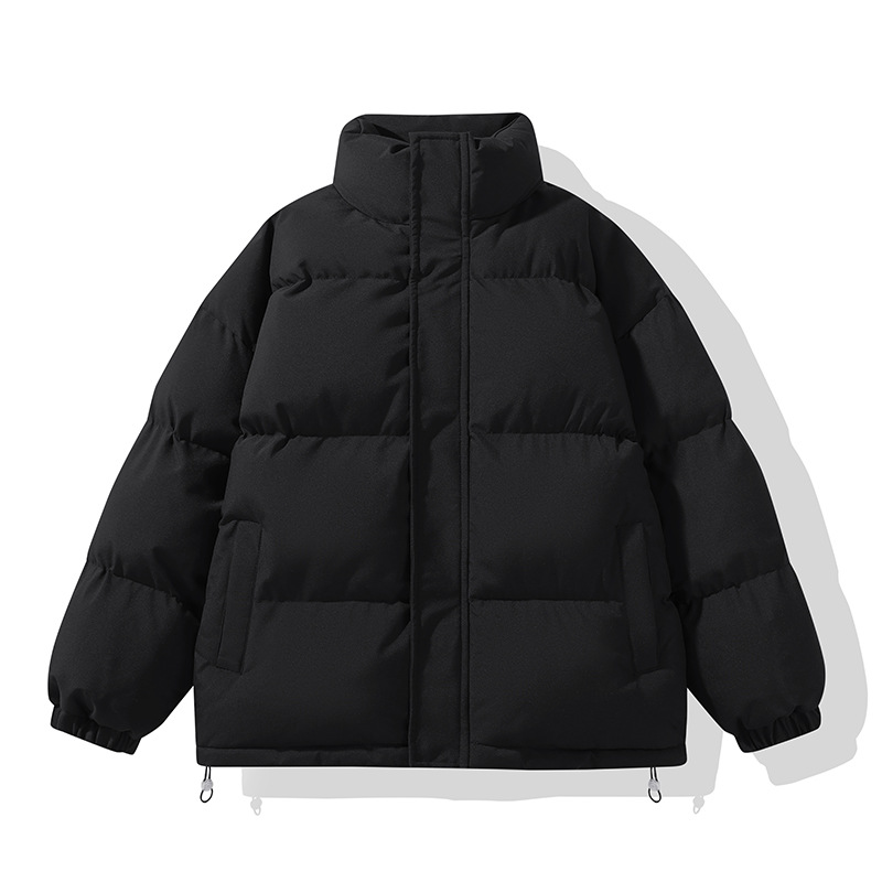 定制棉服男女同款跨境冬季宽松立领棉袄保暖加厚休闲棉衣情侣外套