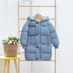 反季外贸儿童羽绒棉服中长款棉袄宝宝童装棉衣男女童冬装外套潮