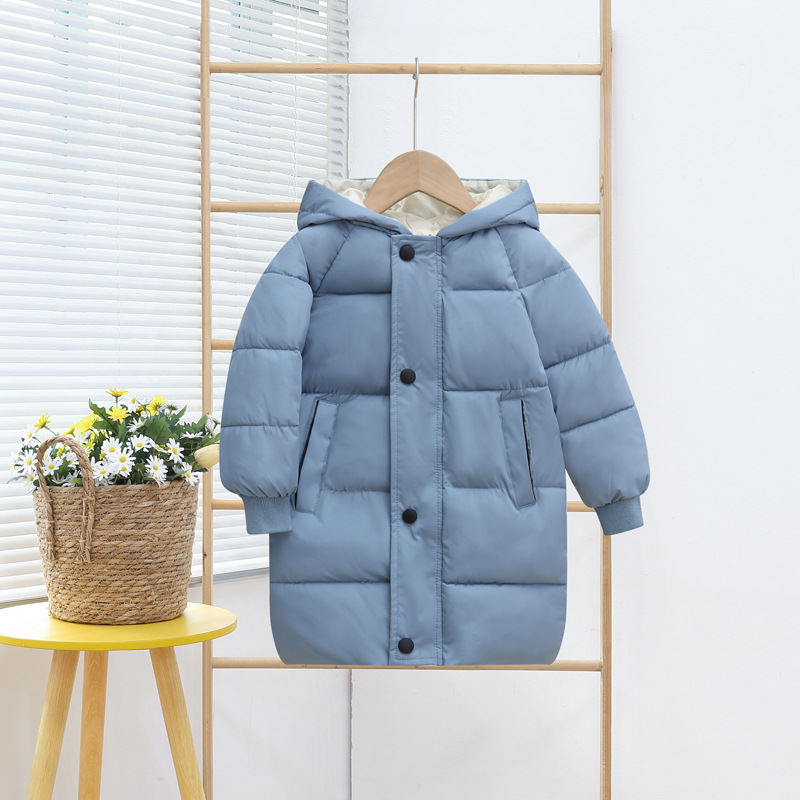反季外贸儿童羽绒棉服中长款棉袄宝宝童装棉衣男女童冬装外套潮