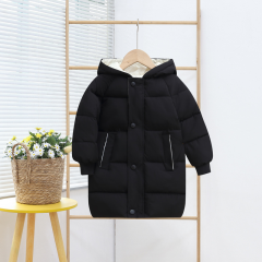 反季外贸儿童羽绒棉服中长款棉袄宝宝童装棉衣男女童冬装外套潮