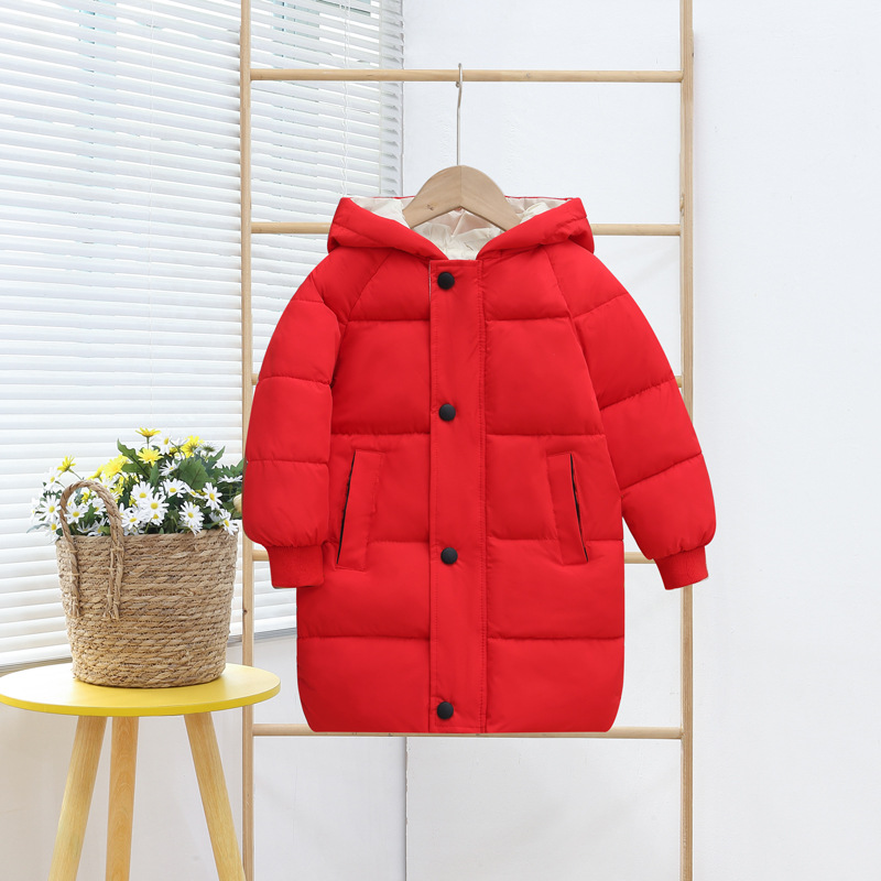 反季外贸儿童羽绒棉服中长款棉袄宝宝童装棉衣男女童冬装外套潮
