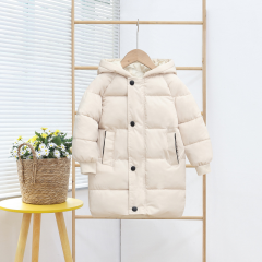 反季外贸儿童羽绒棉服中长款棉袄宝宝童装棉衣男女童冬装外套潮
