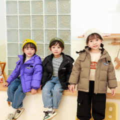 2024秋冬新款儿童羽绒服男童女童中小童保暖加厚外套韩外贸批发
