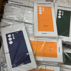 适用于S23 Ultra液态硅胶手机壳 S24plus原装全包保护套s23官方款