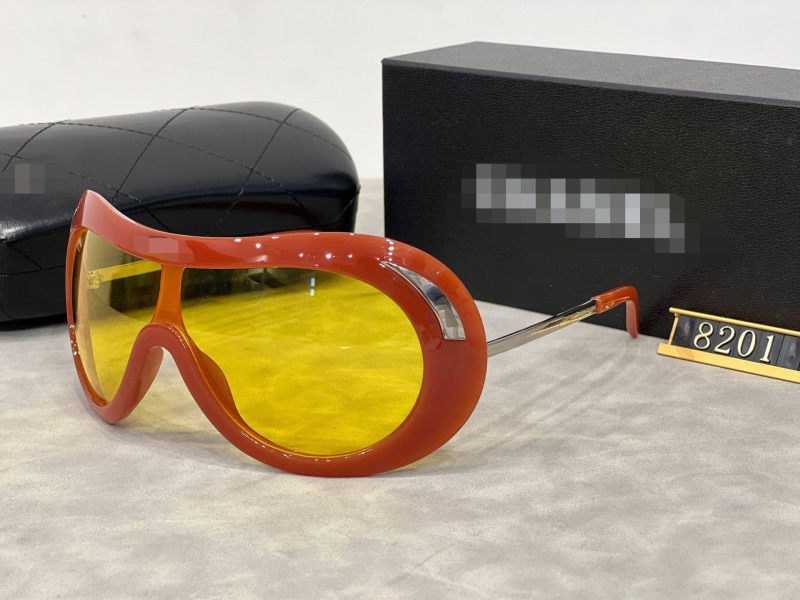 新款欧美大框连体片满字时尚墨镜女户外防晒 潮流个性太 阳镜批发