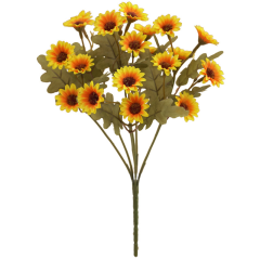 小雏菊仿真花束洋甘菊 婚庆家居装饰野菊花跳兰菊小清新假花绢花
