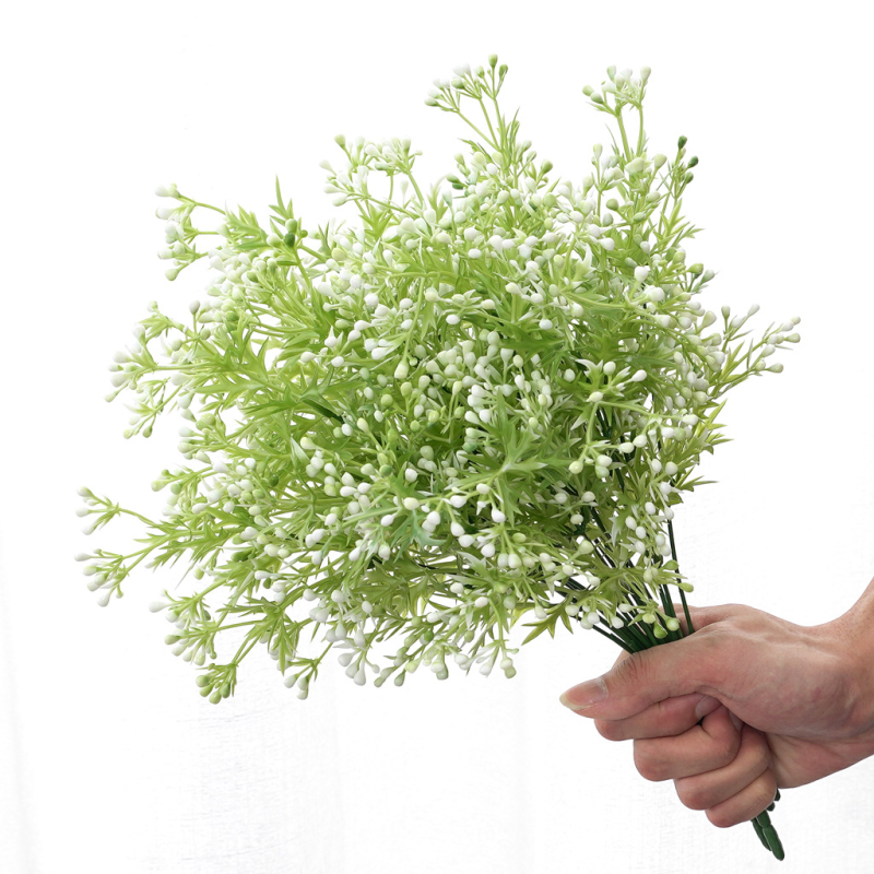 现货 仿真小雪果植物假花绿化工程背景墙配材婚庆拍摄摄影道具