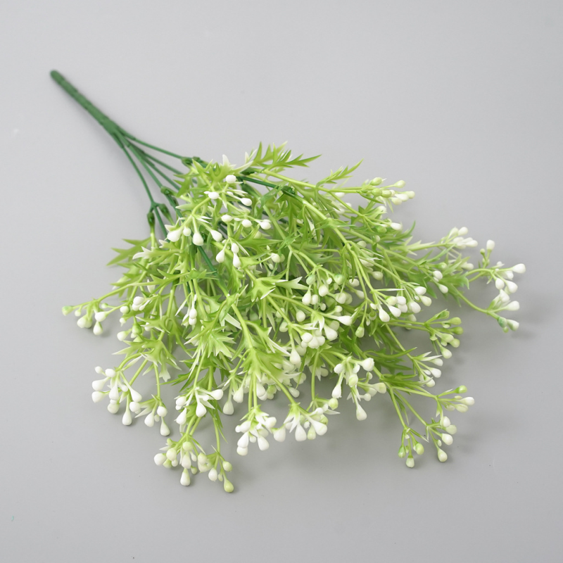 现货 仿真小雪果植物假花绿化工程背景墙配材婚庆拍摄摄影道具