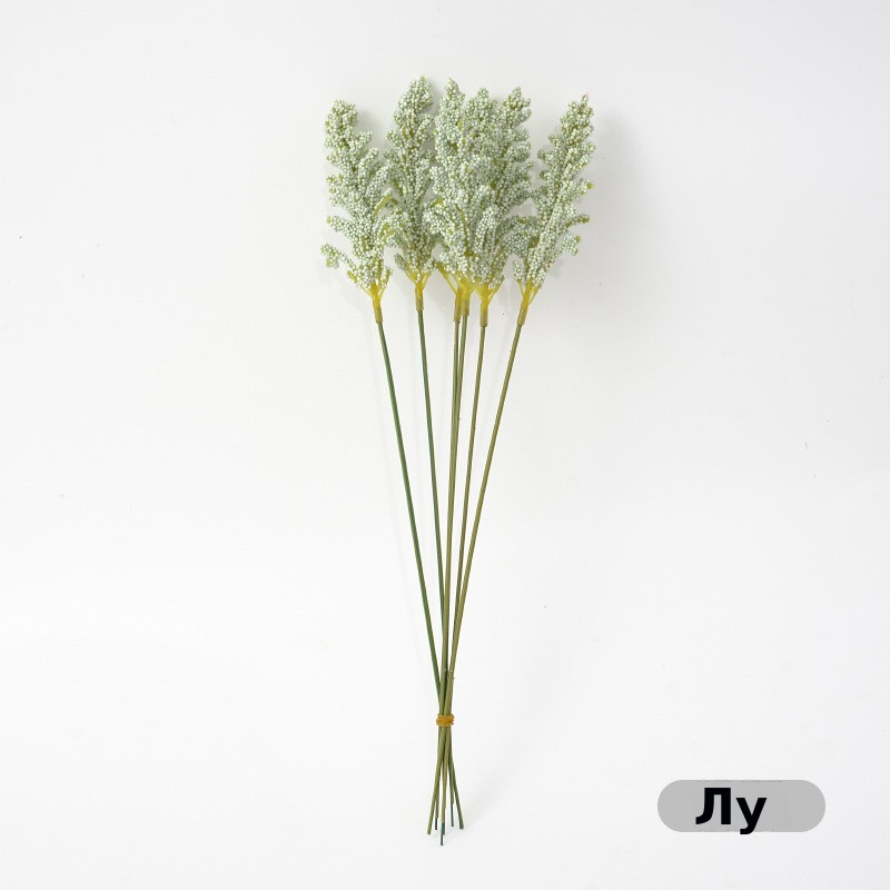 韩式仿真花假花7叉手捧花缤纷玫瑰花婚庆婚礼配材花束小把花装饰