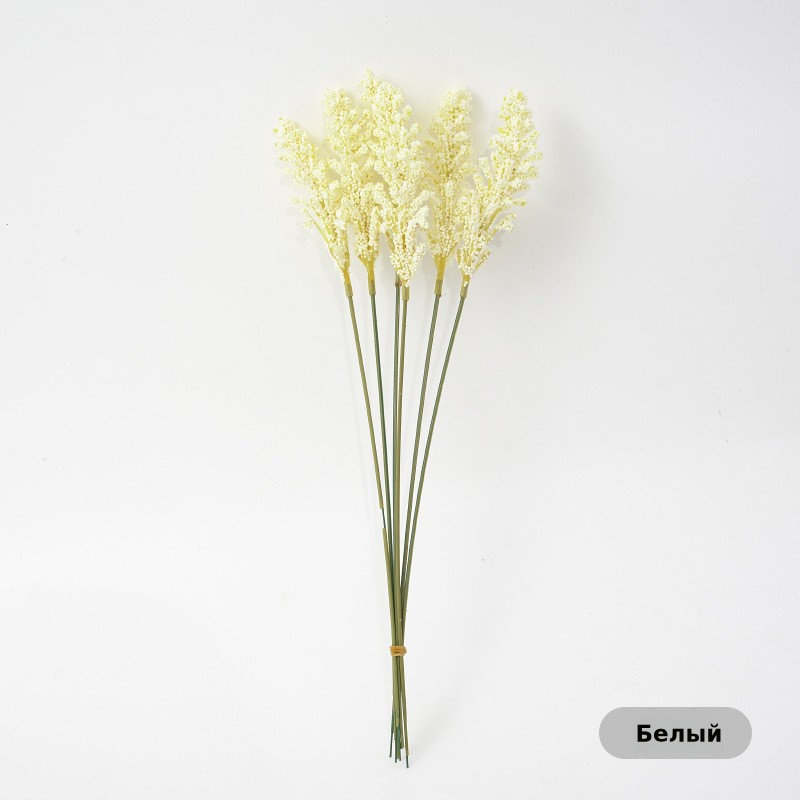 韩式仿真花假花7叉手捧花缤纷玫瑰花婚庆婚礼配材花束小把花装饰