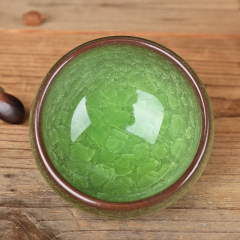 茶沫冰裂品茗茶具茶杯 建盏个人杯窑变釉主人杯 家用一口杯批发