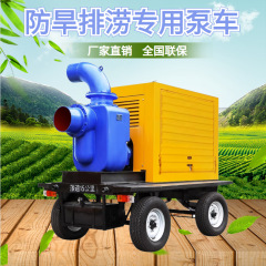 柴油机防汛排水泵大流量移动泵车市政防洪排涝抗旱消防救援应急