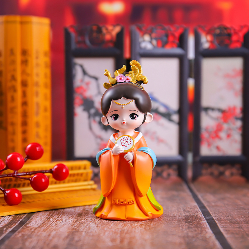 国潮风古韵十大美女小摆件桌面电视柜装饰品精致小礼品一件代发