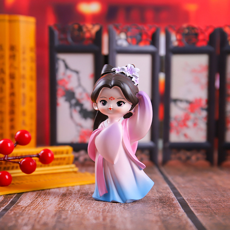 国潮风古韵十大美女小摆件桌面电视柜装饰品精致小礼品一件代发