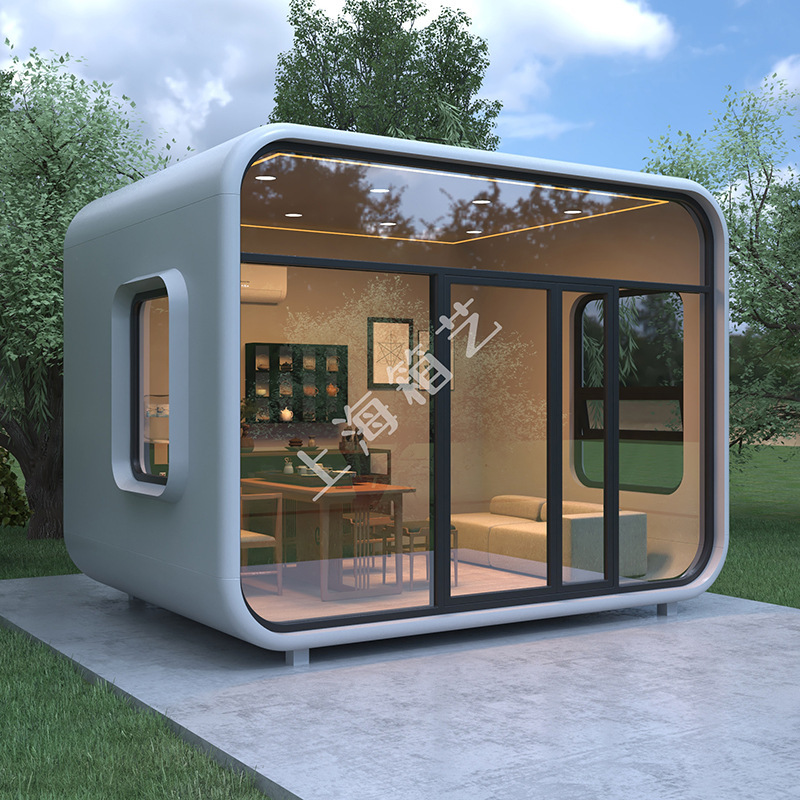 网红太空舱民宿房屋书屋商铺餐厅驿站文旅产品茶室苹果舱咨询室