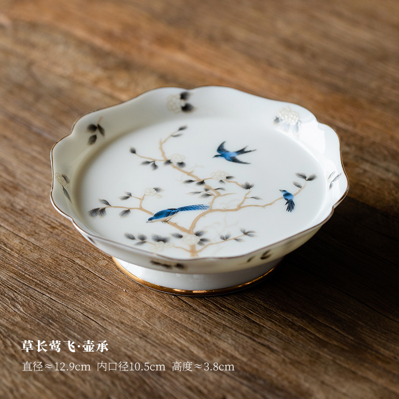 德化羊脂玉好白瓷高档主人杯品茗杯客杯单个家用陶瓷功夫茶具