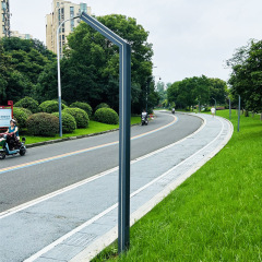 铁型材庭院灯户外防水景观灯柱3米LED侧面发光七字灯道路照明路灯