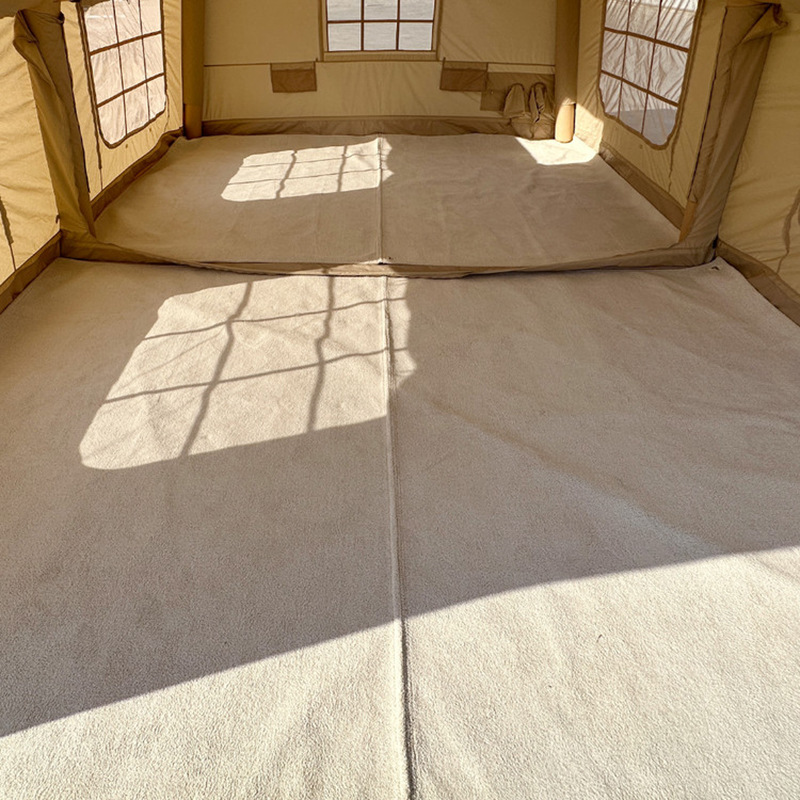 军鑫酷迪coody帐篷专用地毯纯色轻奢法式奶油风毯子高级感防潮垫