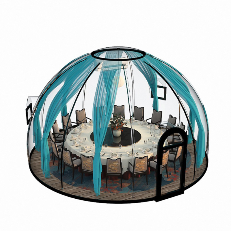 星空房户外露营酒店民宿网红星空餐吧酒吧球形帐篷景区防蚊虫防火
