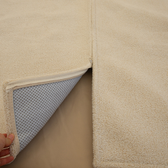 军鑫酷迪coody帐篷专用地毯纯色轻奢法式奶油风毯子高级感防潮垫