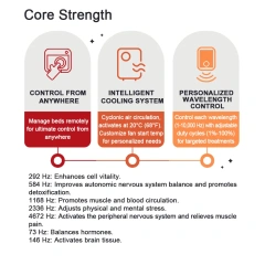 Commercial Red Light Treatment Bed For Sport Recovery Pain Relief