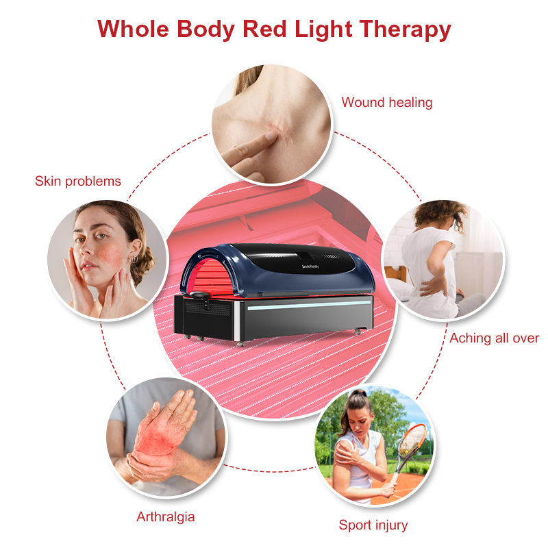 Commercial Red Light Treatment Bed For Sport Recovery Pain Relief
