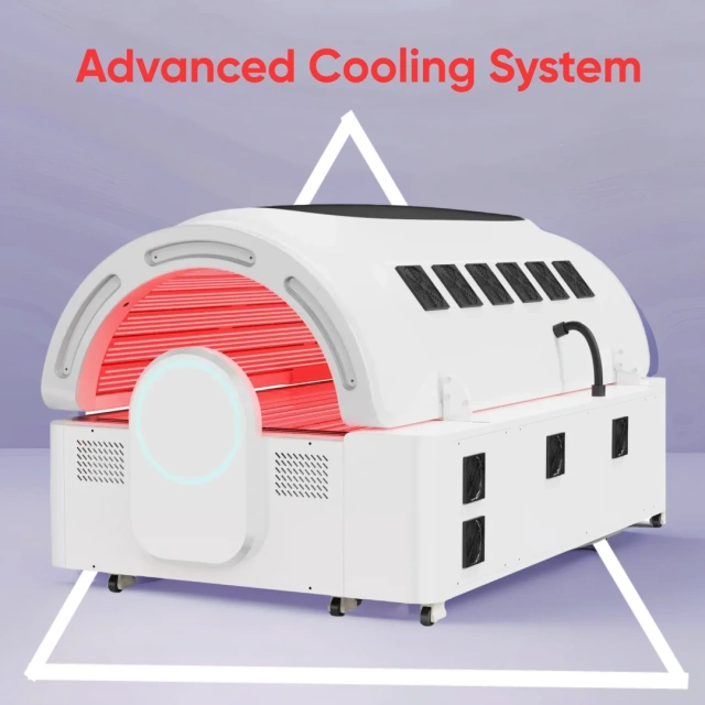 Commercial Use 5500W Red Light Full Body Therapy Bed PBM Body Bed Near Infrared Therapy Pod