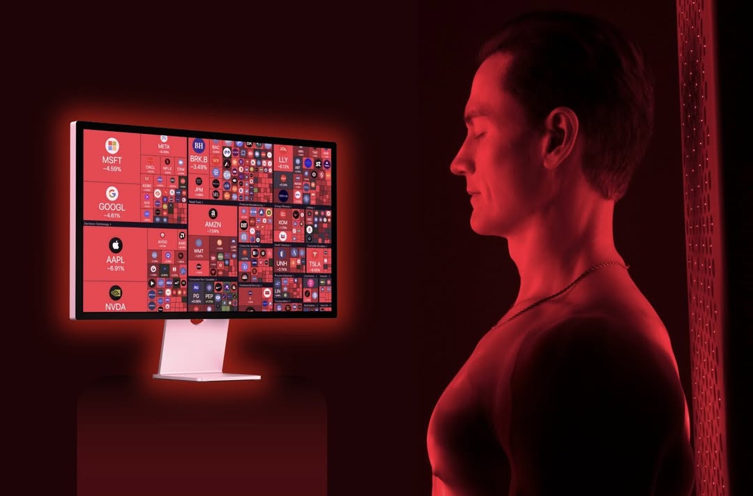 Bryan Johnson red light therapy protocol​