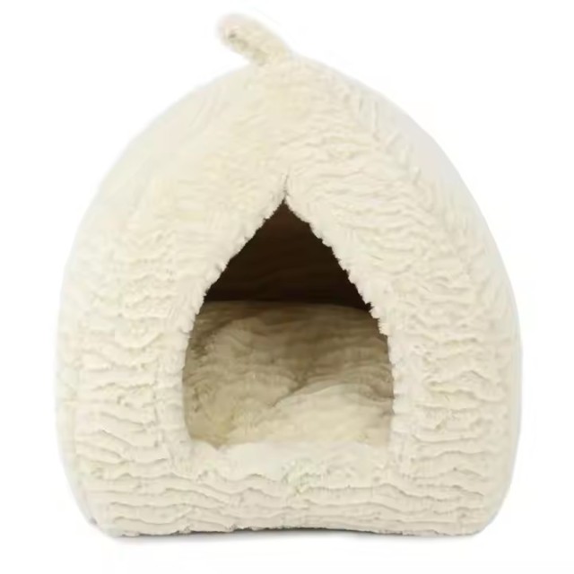 White Triangle Cat Bed
