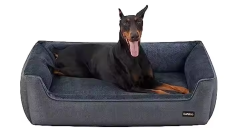 Outdoor Sustainable Linen Cotton Dog Bed