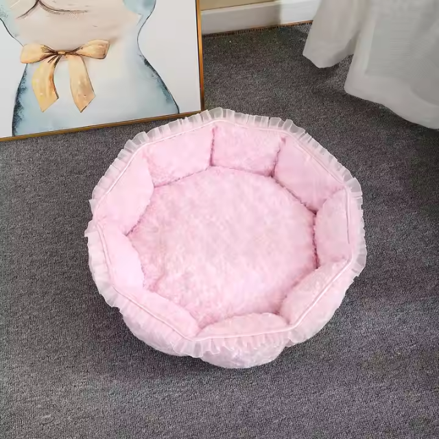round dog bed