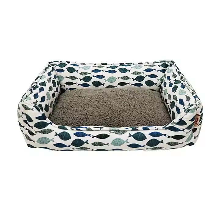 square dog bed