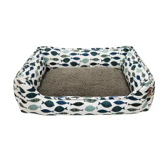 square dog bed