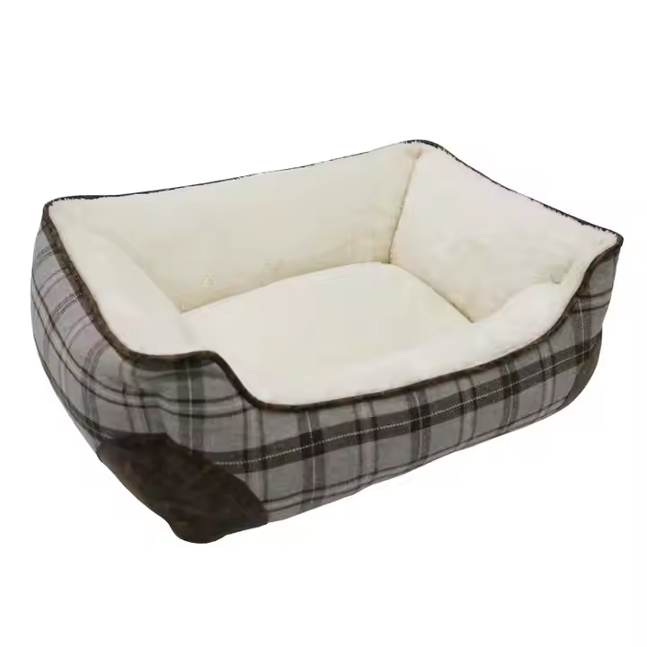 square washable dog bed